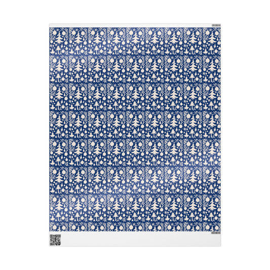 Nordic Night Christmas Gift Wrapping Paper - SmartHomeGoodies