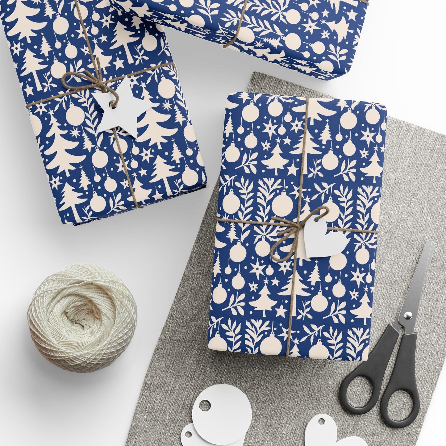 Nordic Night Christmas Gift Wrapping Paper - SmartHomeGoodies