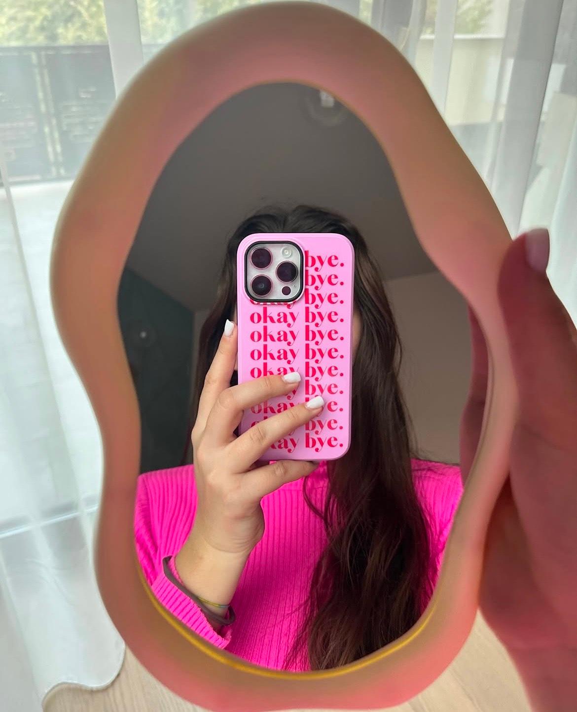 okay bye. Pink & Red Tough iPhone Cases - SmartHomeGoodies