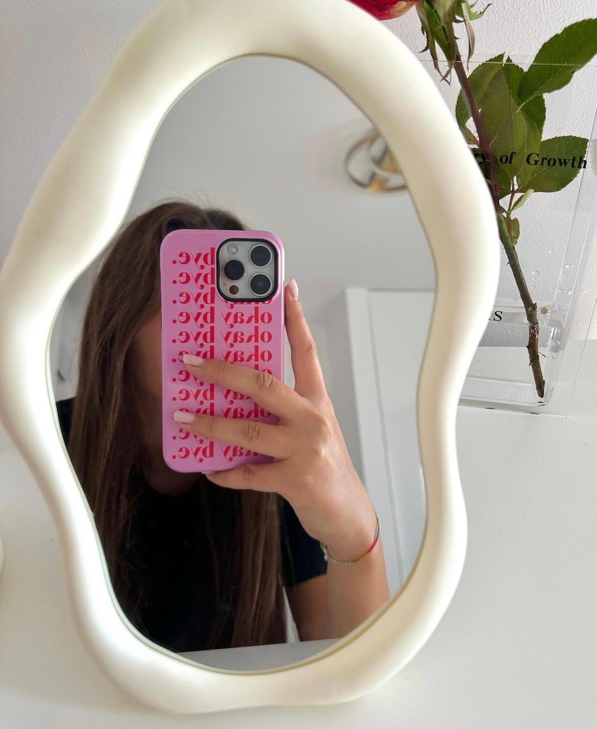 okay bye. Pink & Red Tough iPhone Cases - SmartHomeGoodies