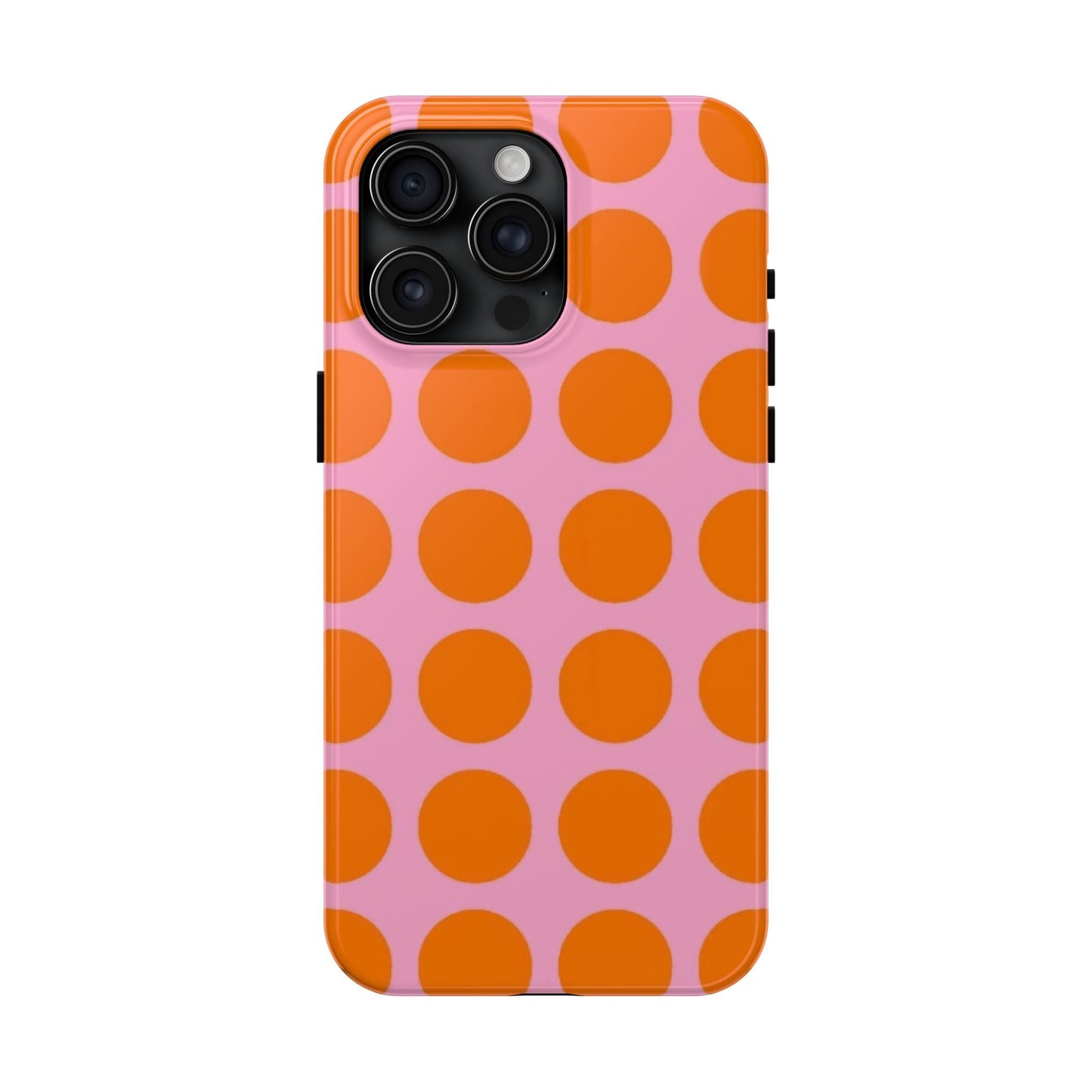 Orange Dots on Pink Phone Case - SmartHomeGoodies