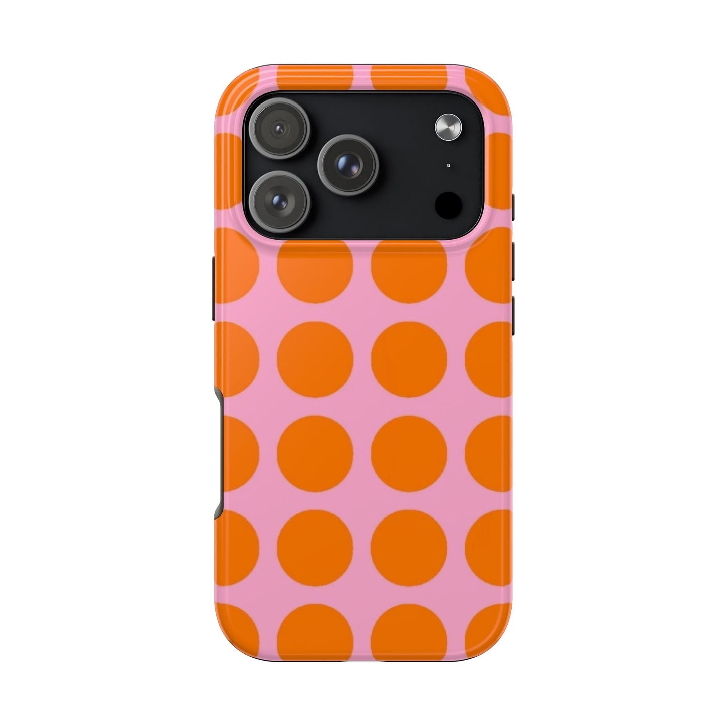 Orange Dots on Pink Phone Case - SmartHomeGoodies
