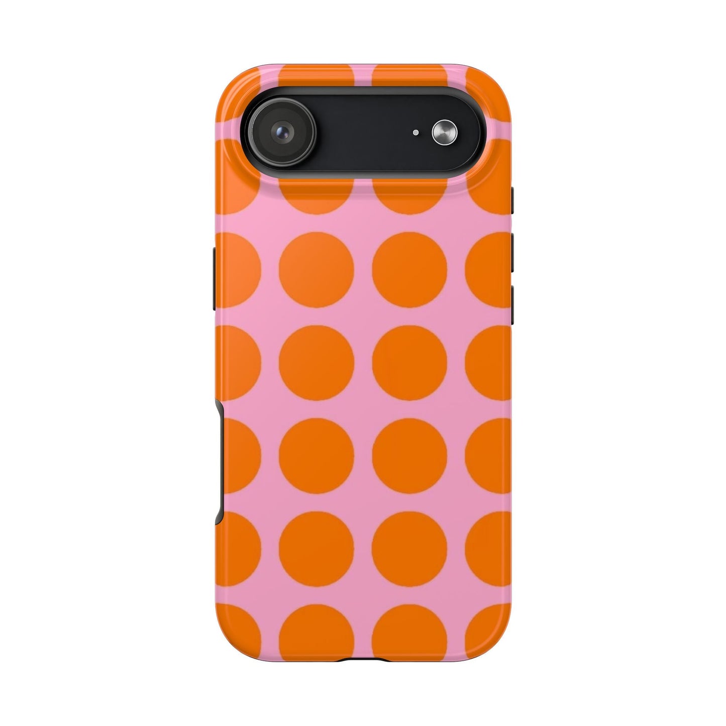 Orange Dots on Pink Phone Case - SmartHomeGoodies