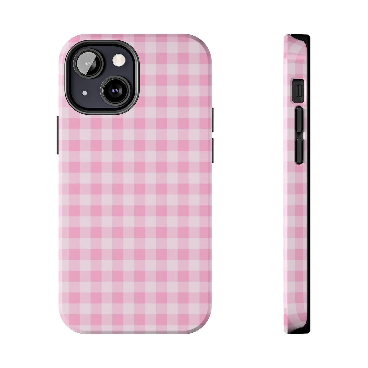 Pink Gingham Phone Case - SmartHomeGoodies