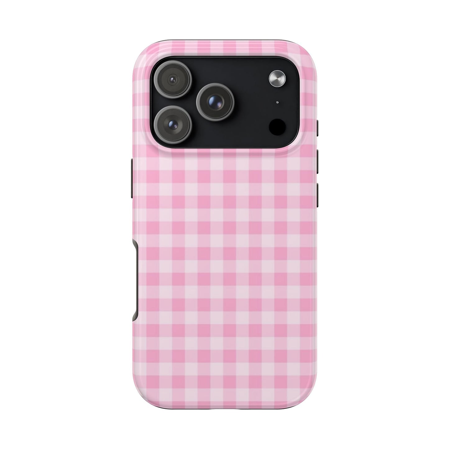 Pink Gingham Phone Case - SmartHomeGoodies