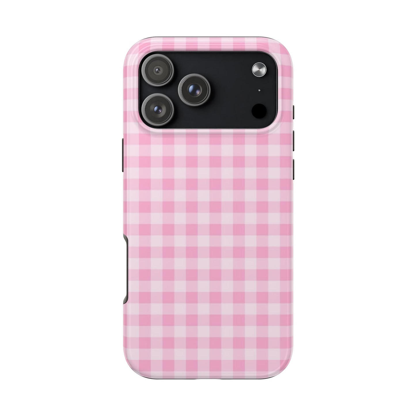 Pink Gingham Phone Case - SmartHomeGoodies