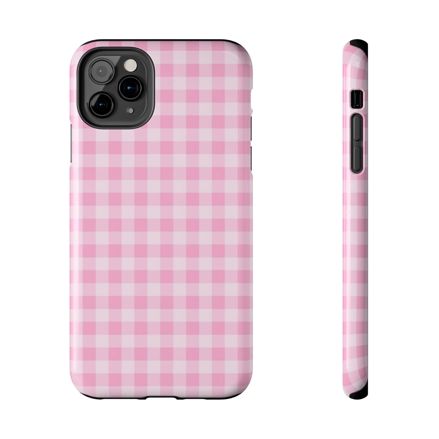 Pink Gingham Phone Case - SmartHomeGoodies