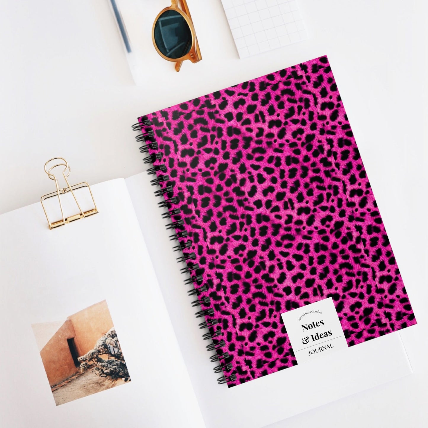 Pink Leopard Spiral Notebook - SmartHomeGoodies