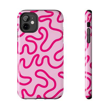Pink Paradise Swirls Tough iPhone Cases - SmartHomeGoodies