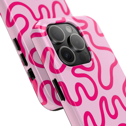 Pink Paradise Swirls Tough iPhone Cases - SmartHomeGoodies