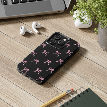 Pink Ribbon Charm iPhone Tough Case - SmartHomeGoodies