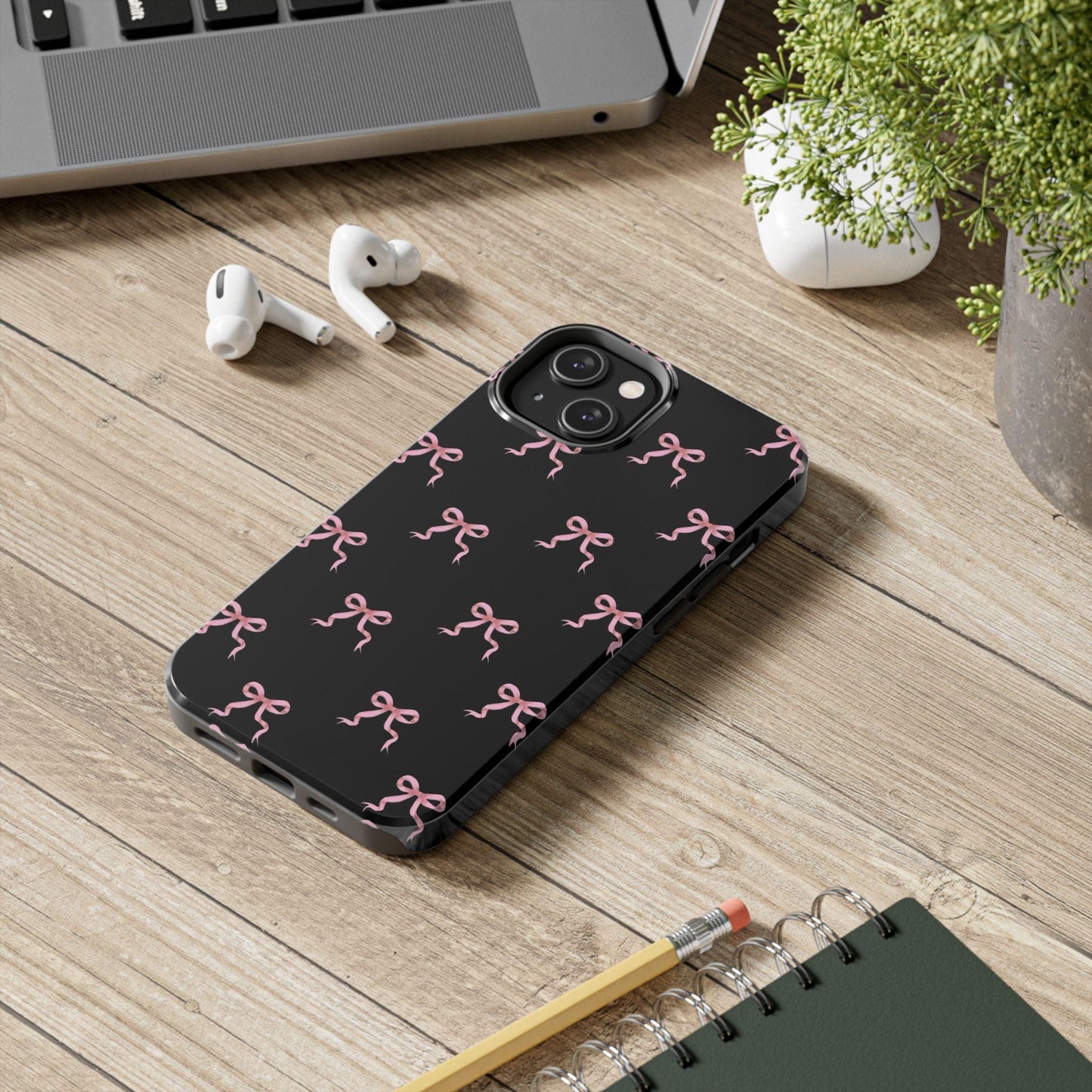 Pink Ribbon Charm iPhone Tough Case - SmartHomeGoodies