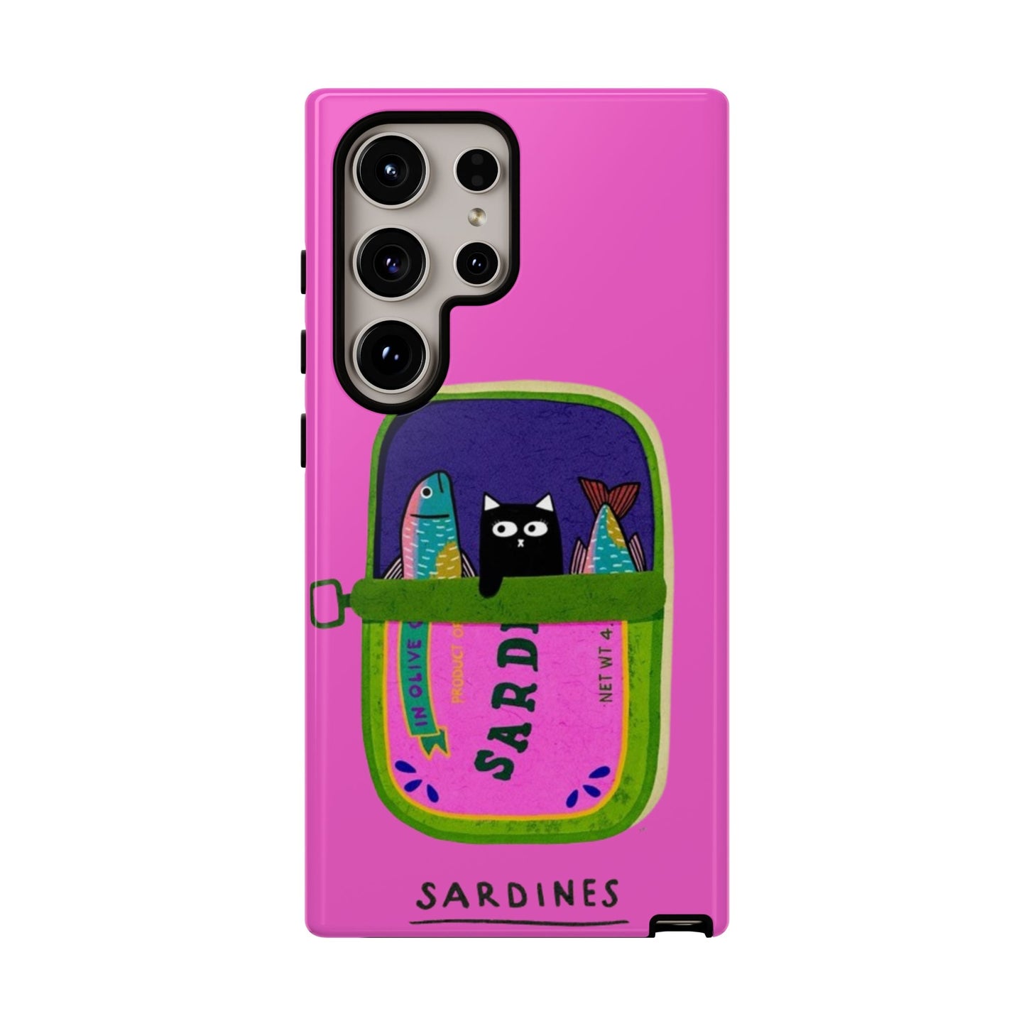 Playful Cat Sardine Phone Case - SmartHomeGoodies