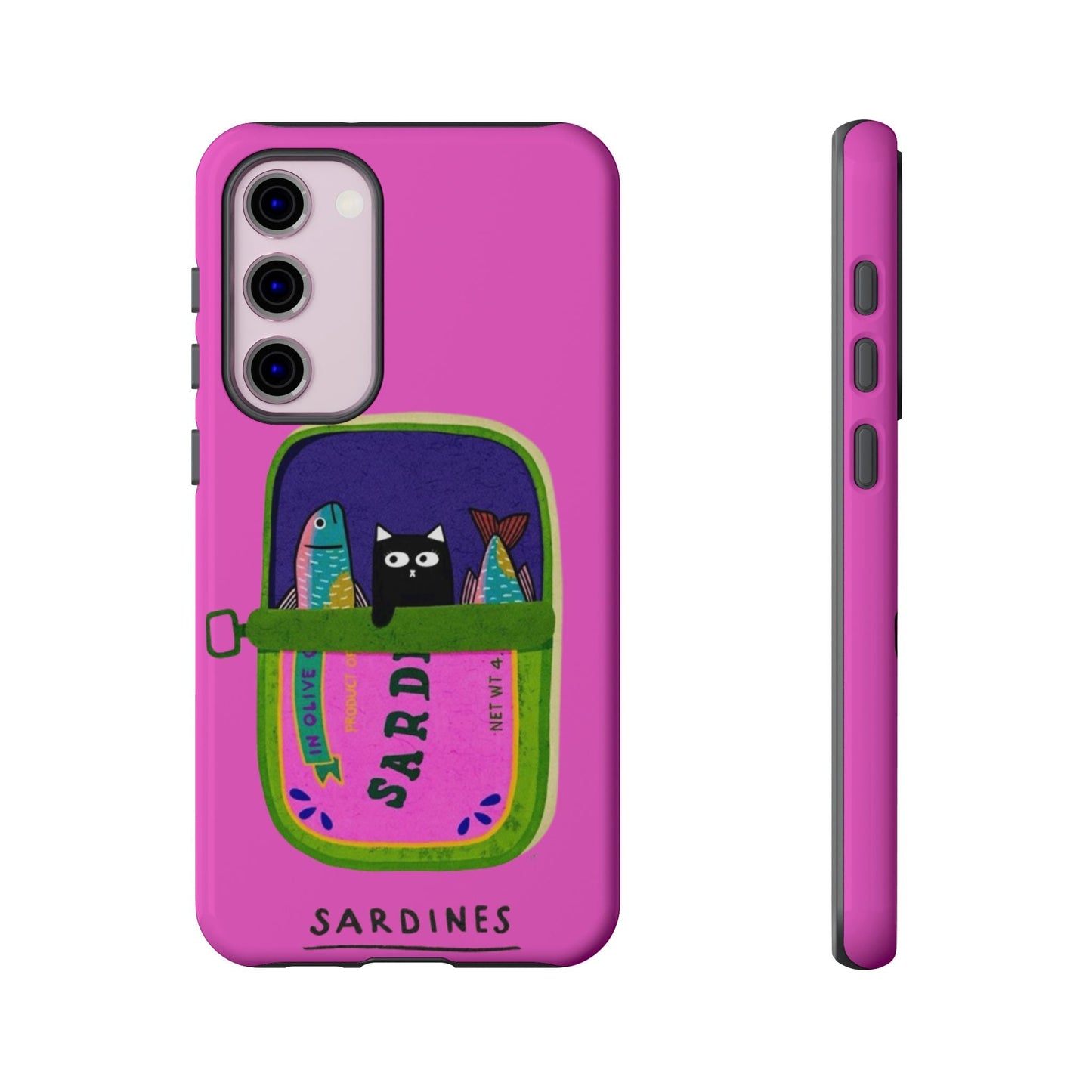 Playful Cat Sardine Phone Case - SmartHomeGoodies