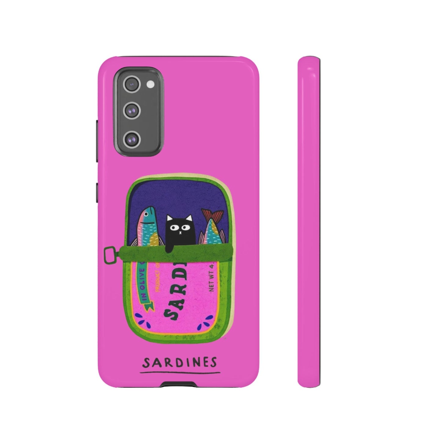 Playful Cat Sardine Phone Case - SmartHomeGoodies