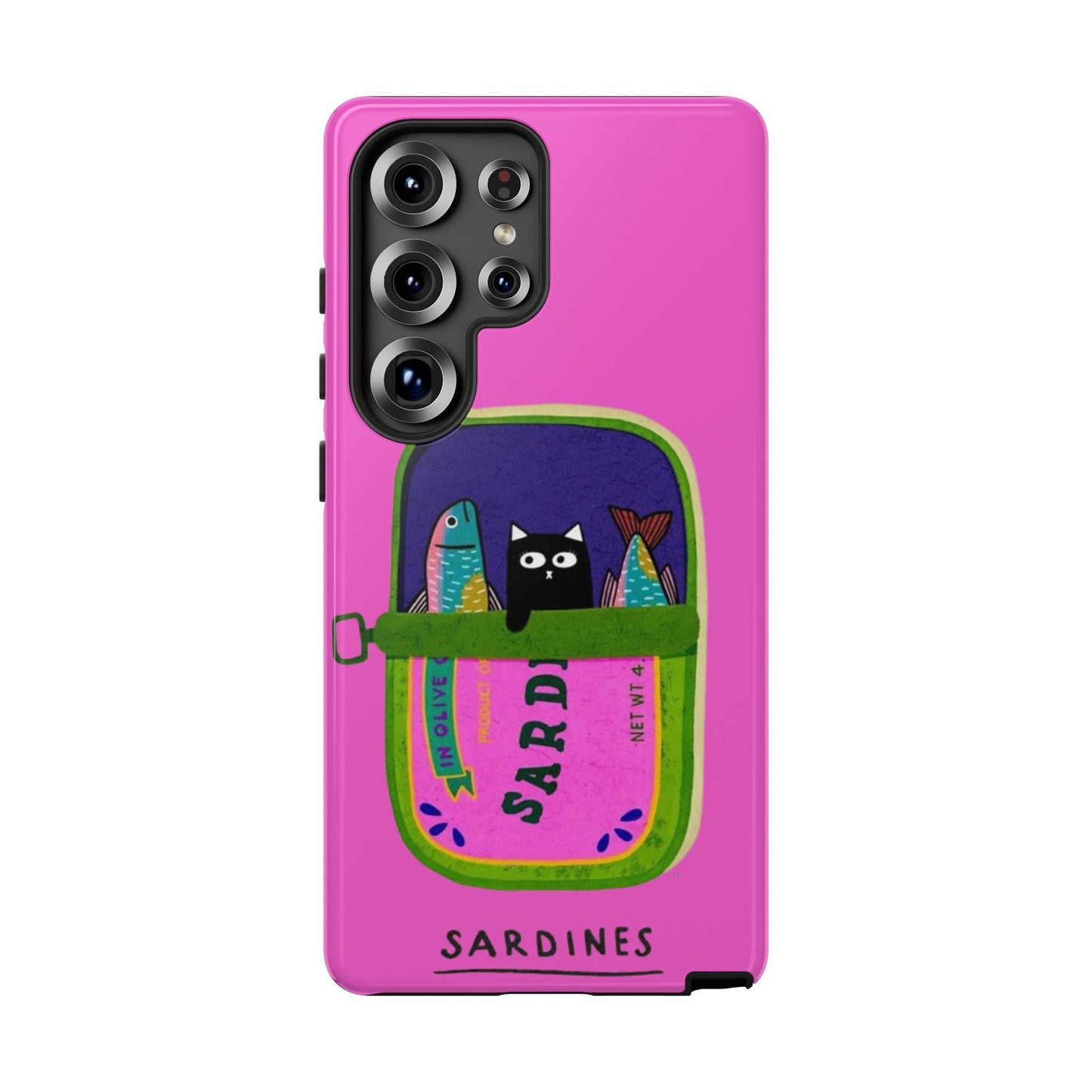 Playful Cat Sardine Phone Case - SmartHomeGoodies