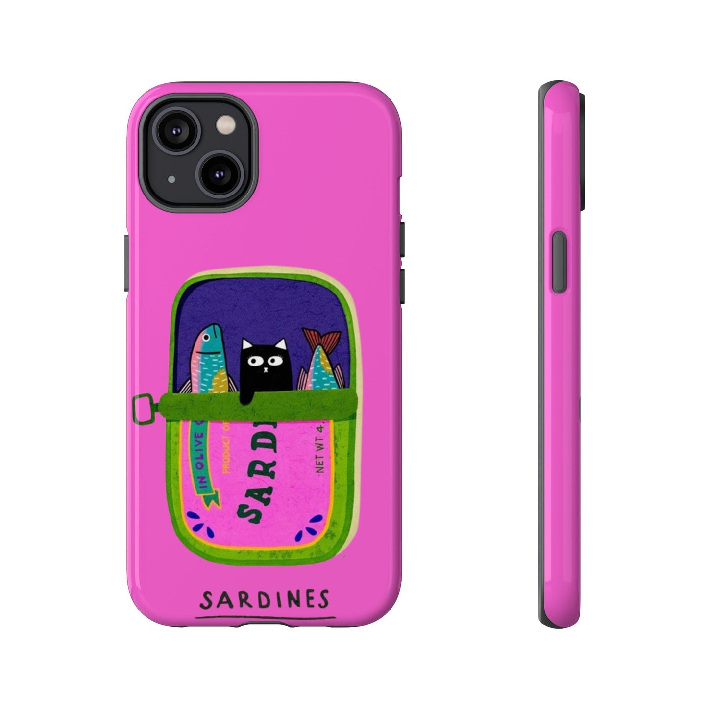 Playful Cat Sardine Phone Case - SmartHomeGoodies