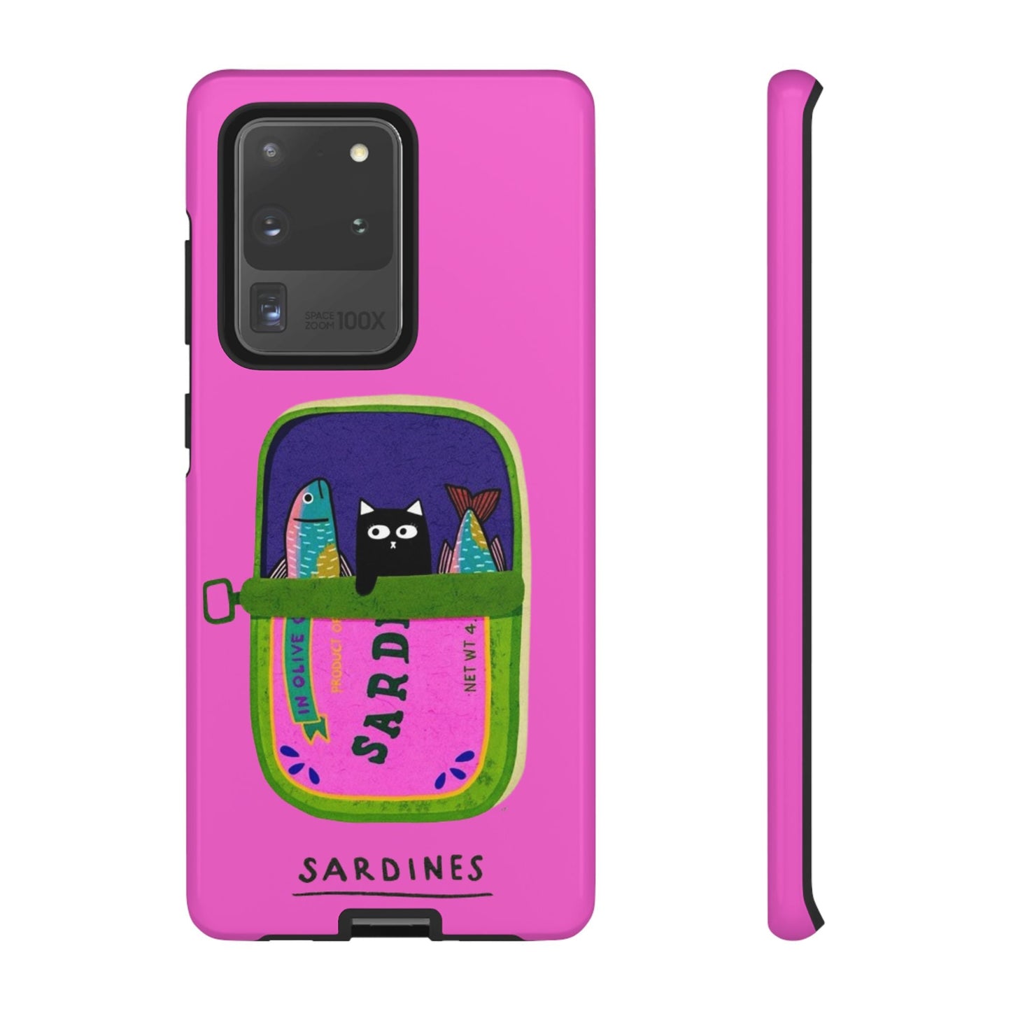 Playful Cat Sardine Phone Case - SmartHomeGoodies