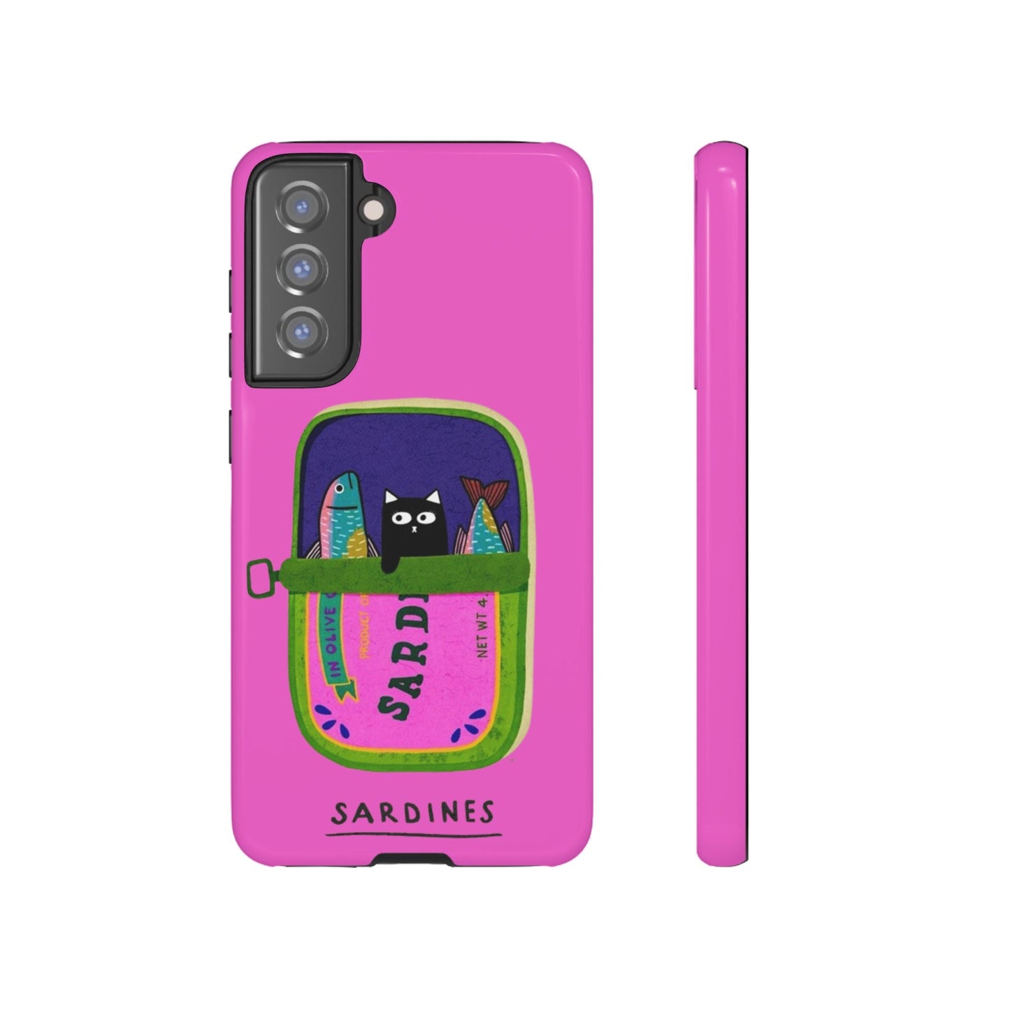 Playful Cat Sardine Phone Case - SmartHomeGoodies
