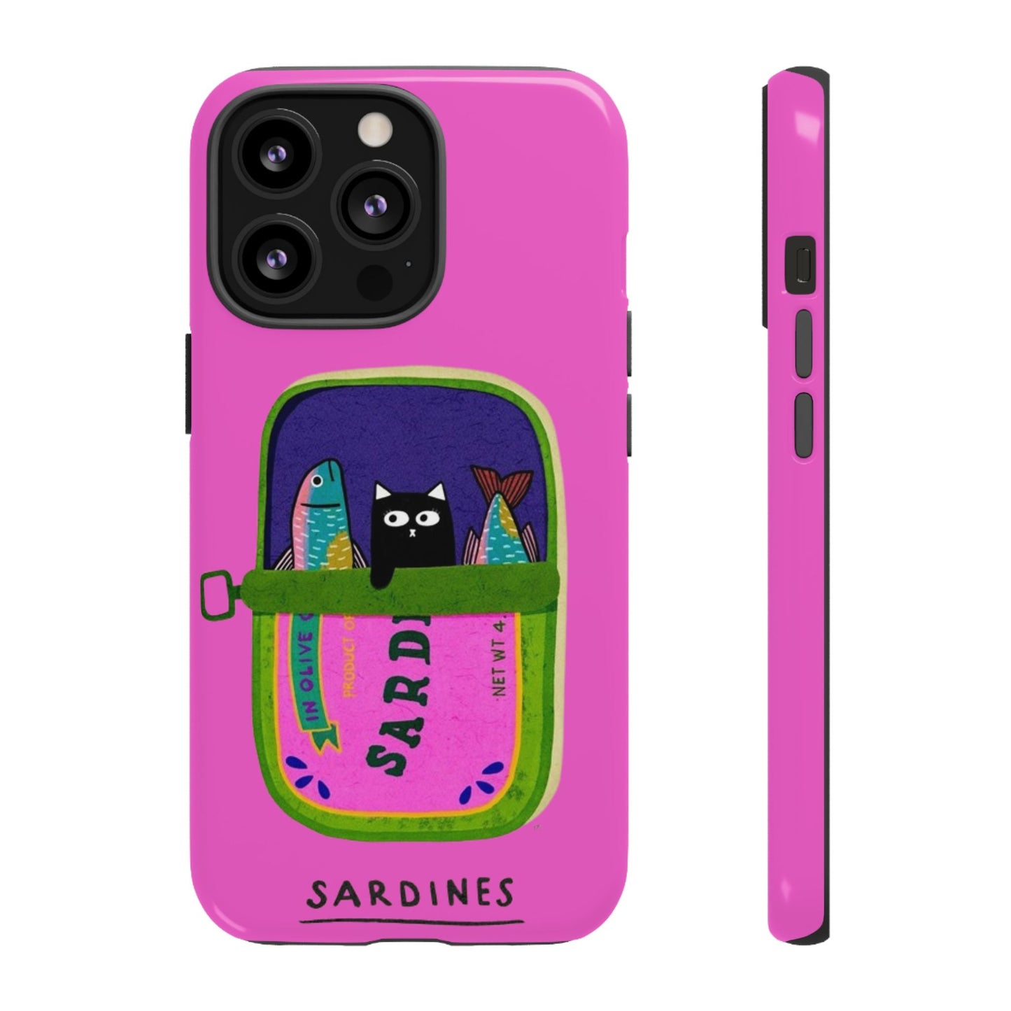Playful Cat Sardine Phone Case - SmartHomeGoodies
