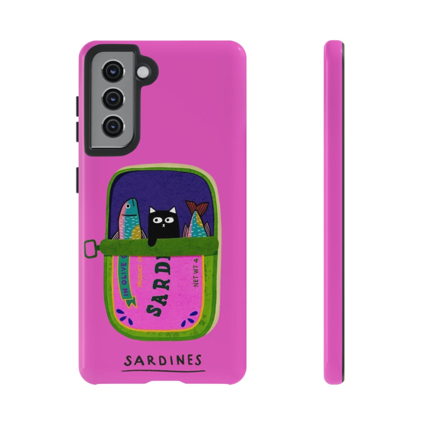 Playful Cat Sardine Phone Case - SmartHomeGoodies
