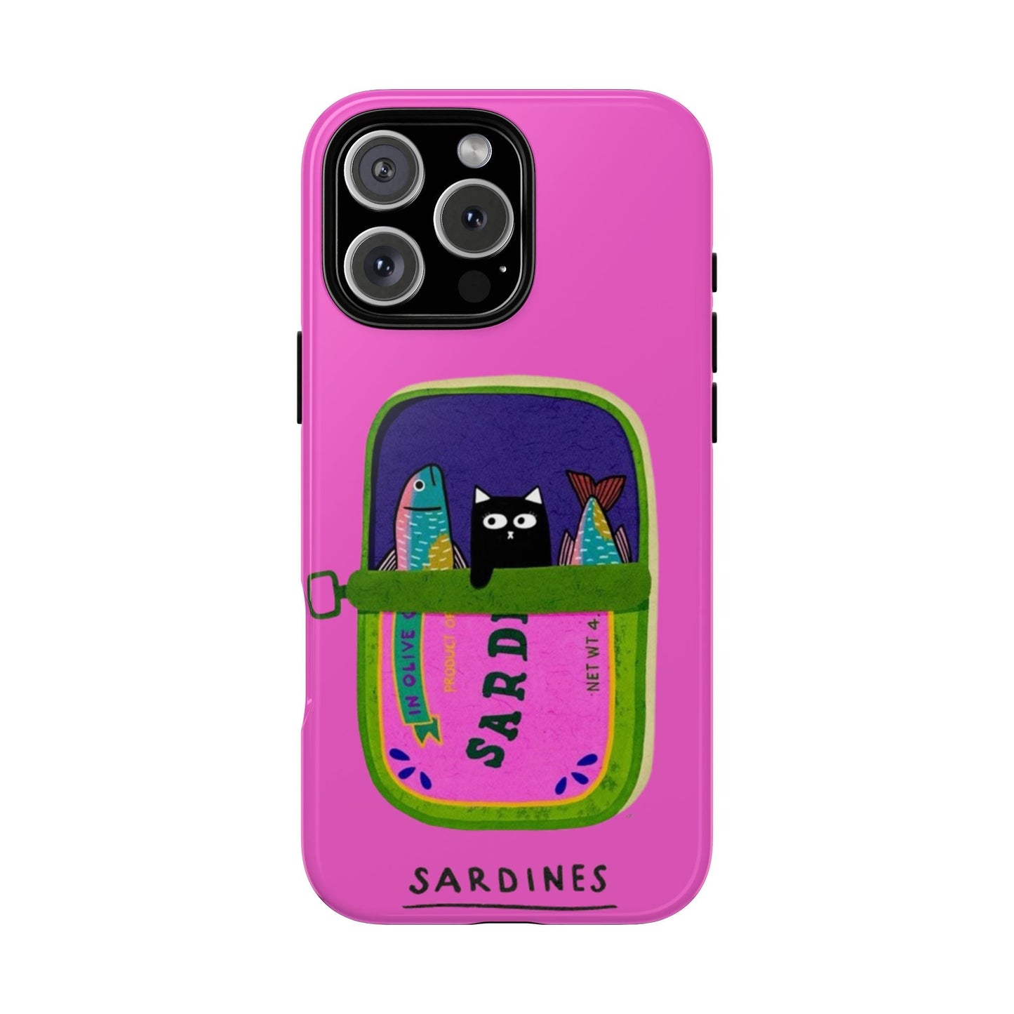 Playful Cat Sardine Phone Case - SmartHomeGoodies