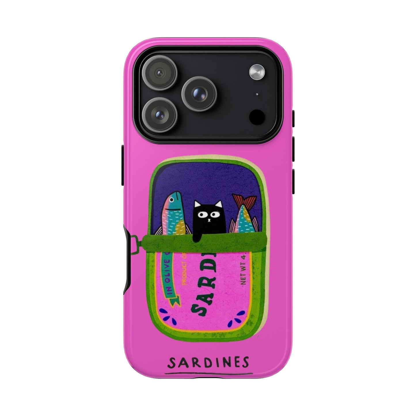Playful Cat Sardine Phone Case - SmartHomeGoodies