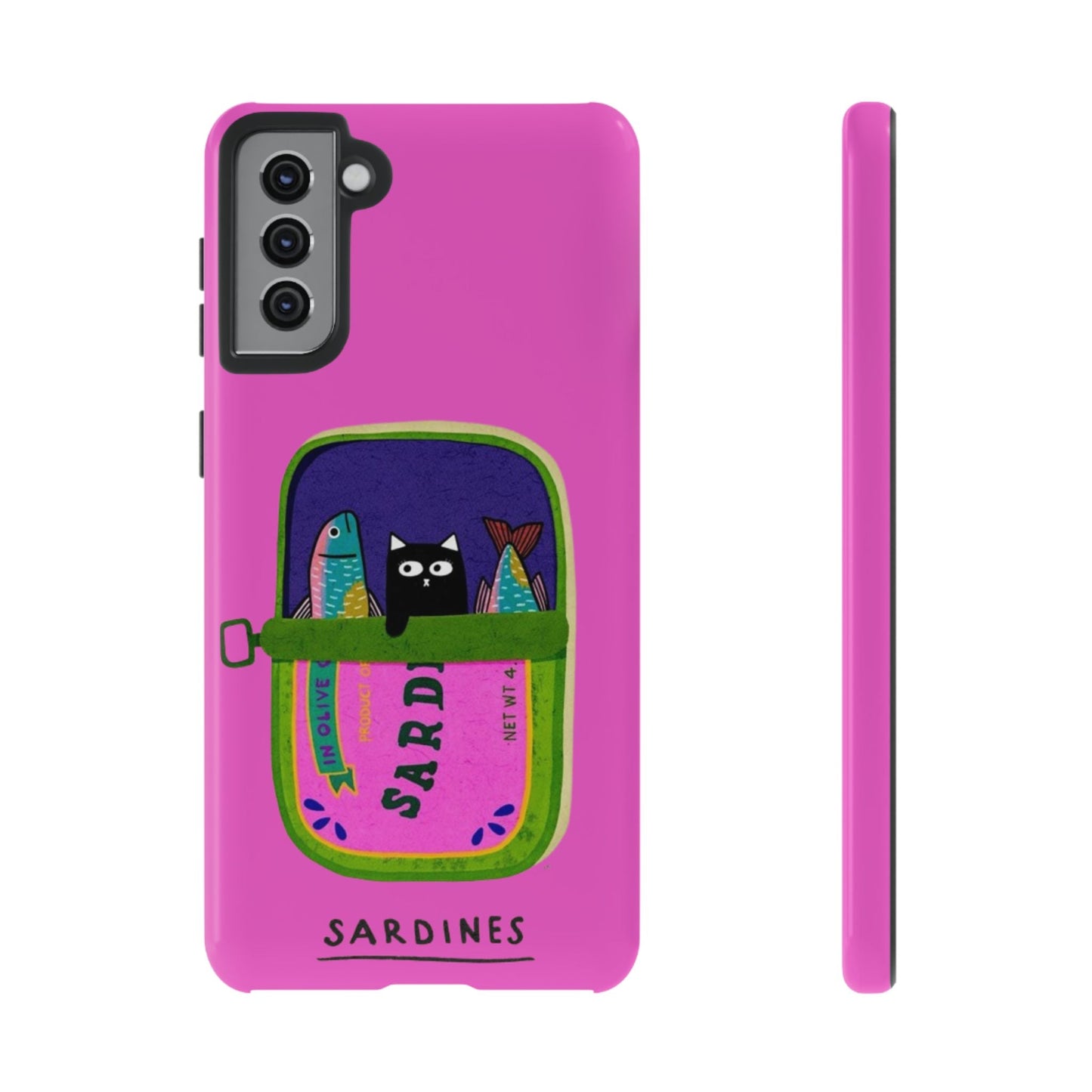 Playful Cat Sardine Phone Case - SmartHomeGoodies