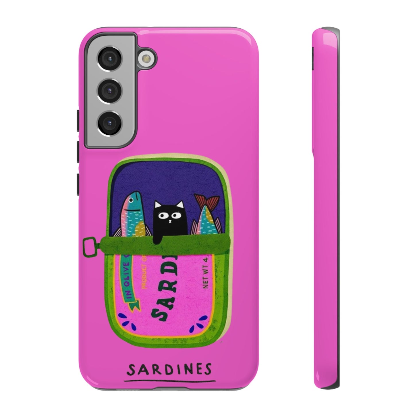 Playful Cat Sardine Phone Case - SmartHomeGoodies