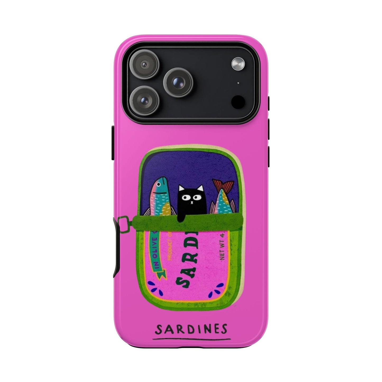 Playful Cat Sardine Phone Case - SmartHomeGoodies