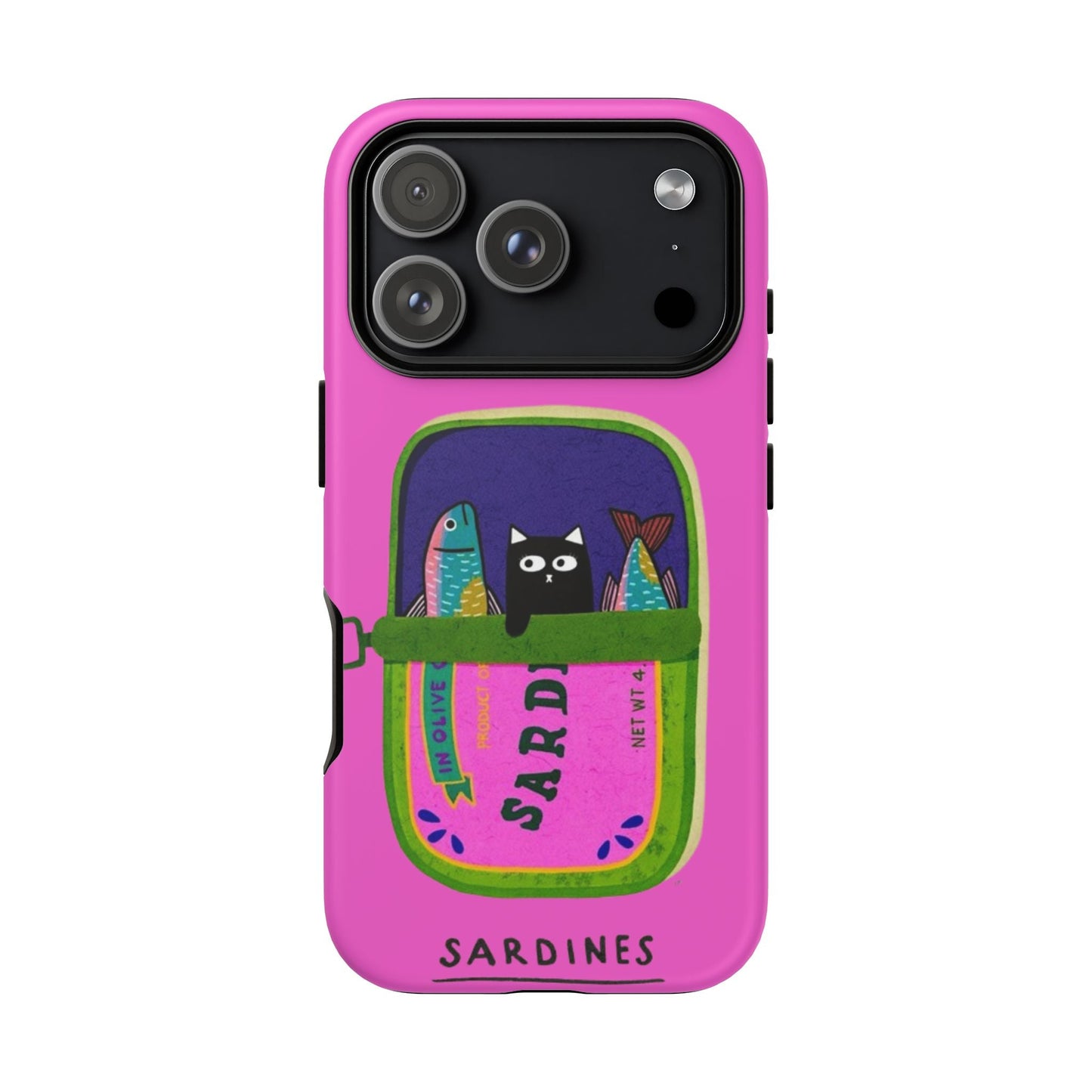 Playful Cat Sardine Phone Case - SmartHomeGoodies