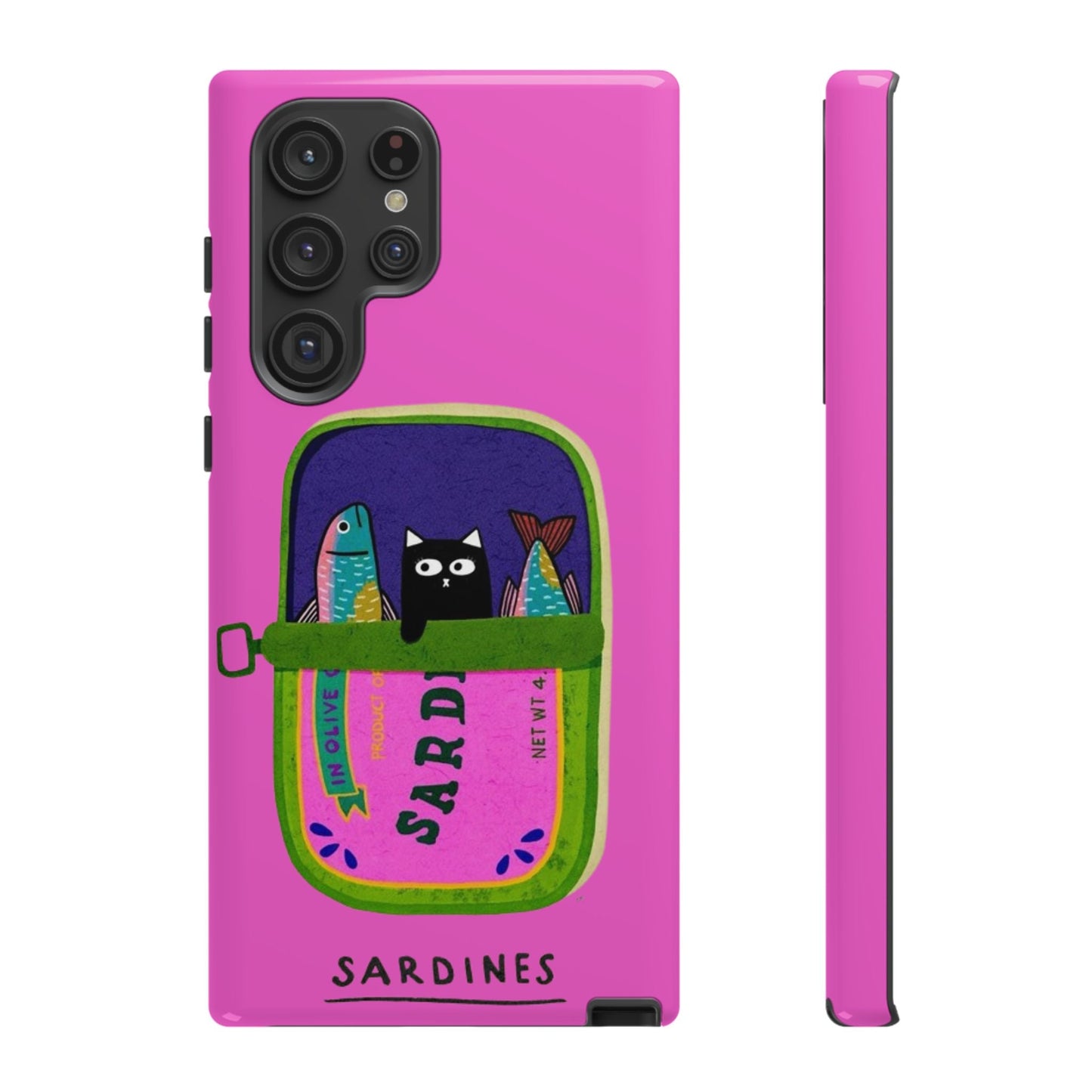 Playful Cat Sardine Phone Case - SmartHomeGoodies