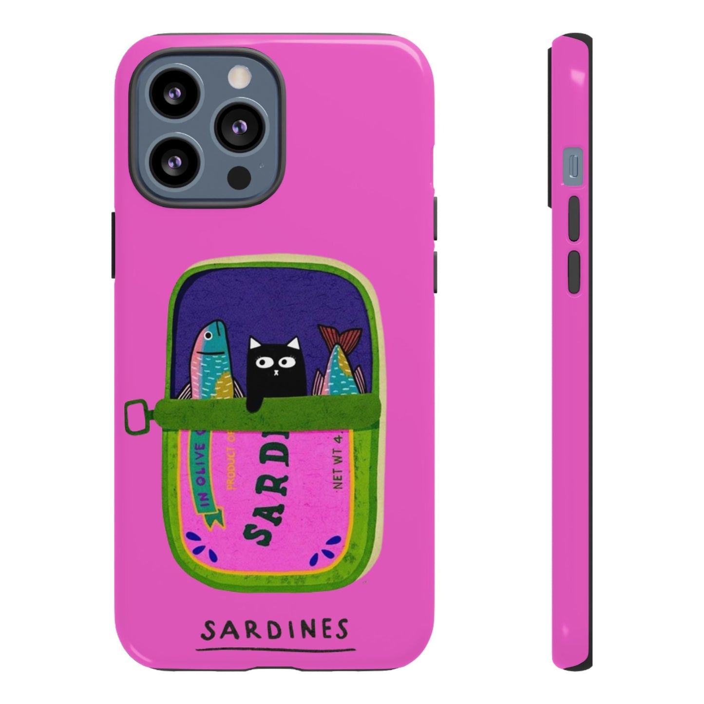 Playful Cat Sardine Phone Case - SmartHomeGoodies