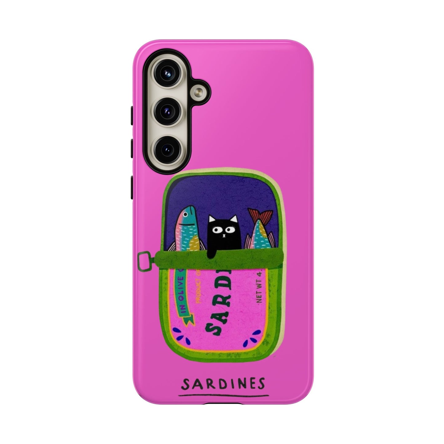 Playful Cat Sardine Phone Case - SmartHomeGoodies