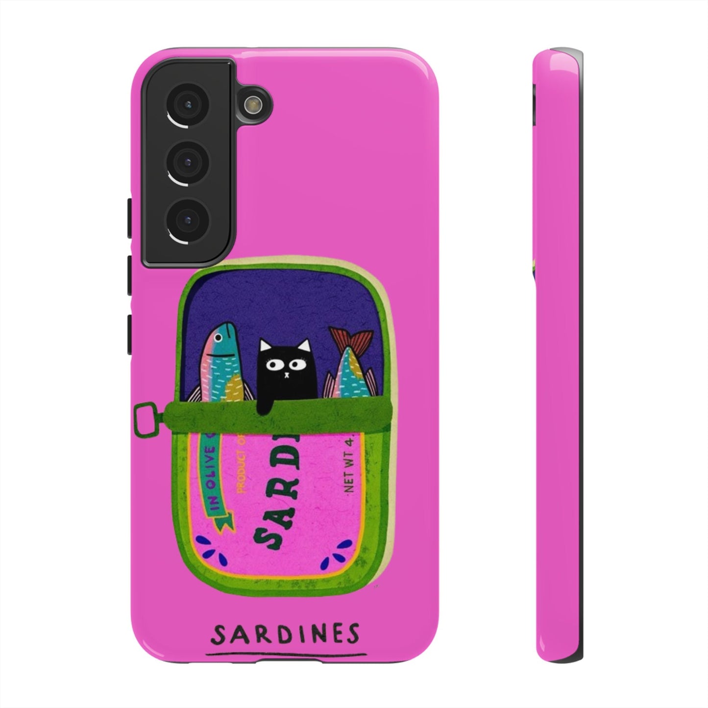 Playful Cat Sardine Phone Case - SmartHomeGoodies