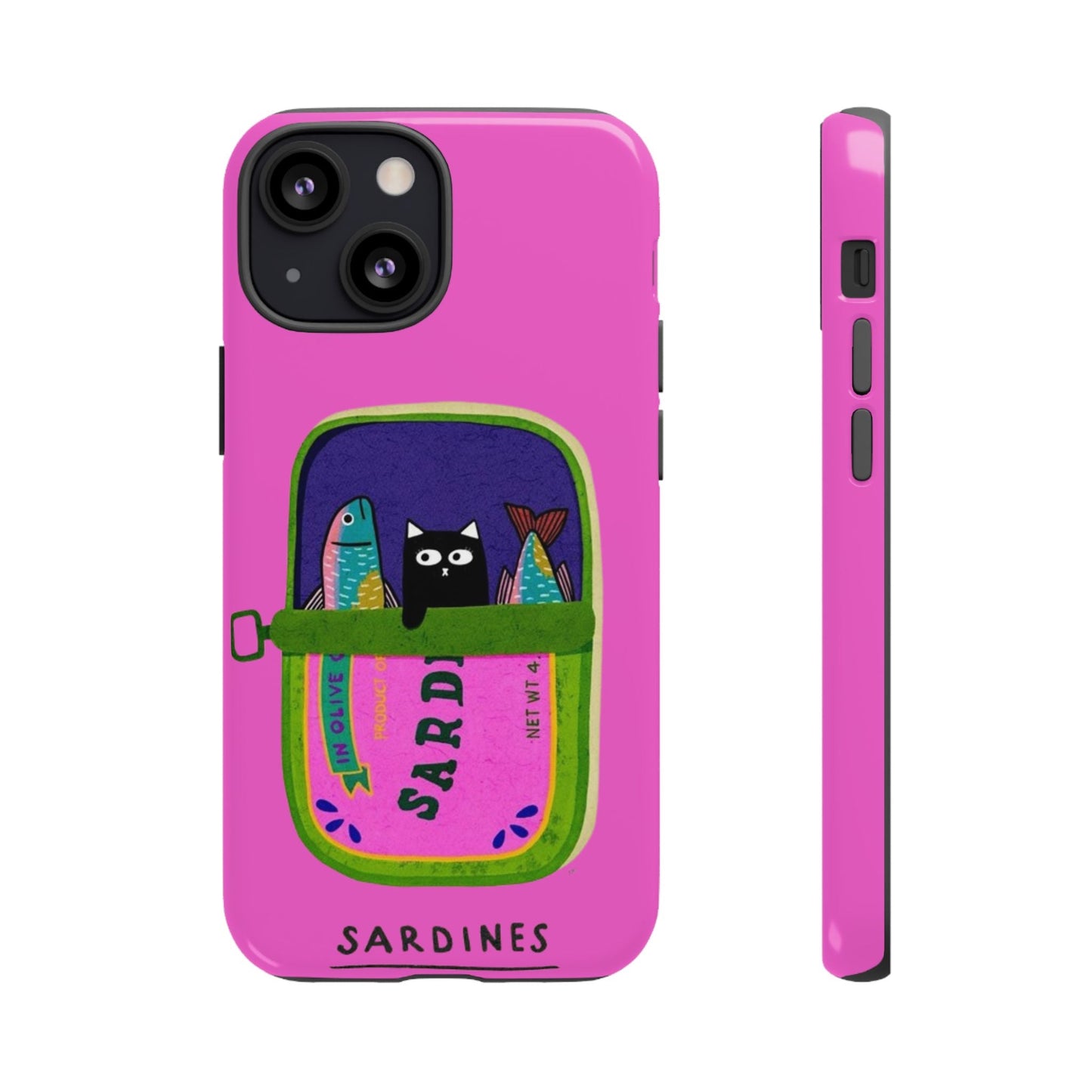 Playful Cat Sardine Phone Case - SmartHomeGoodies