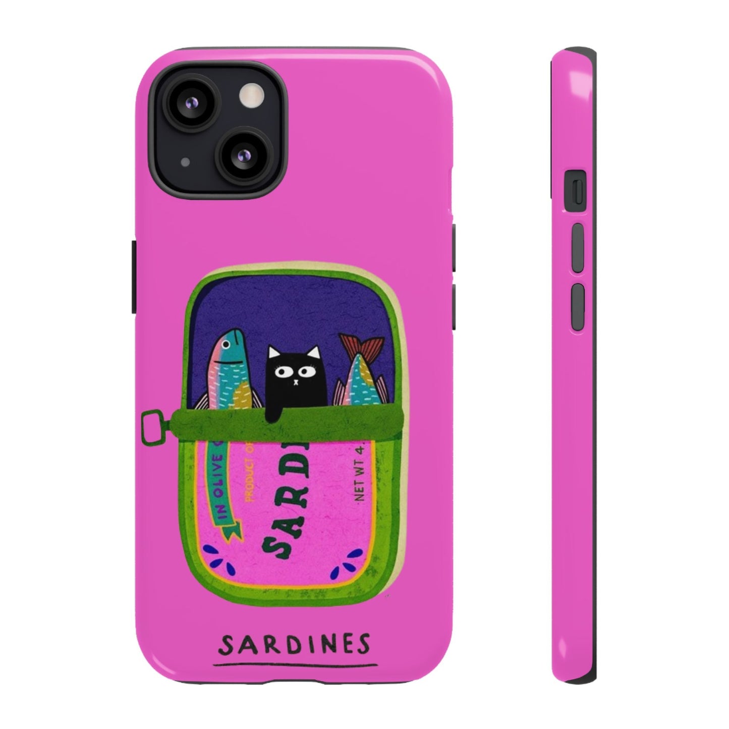 Playful Cat Sardine Phone Case - SmartHomeGoodies