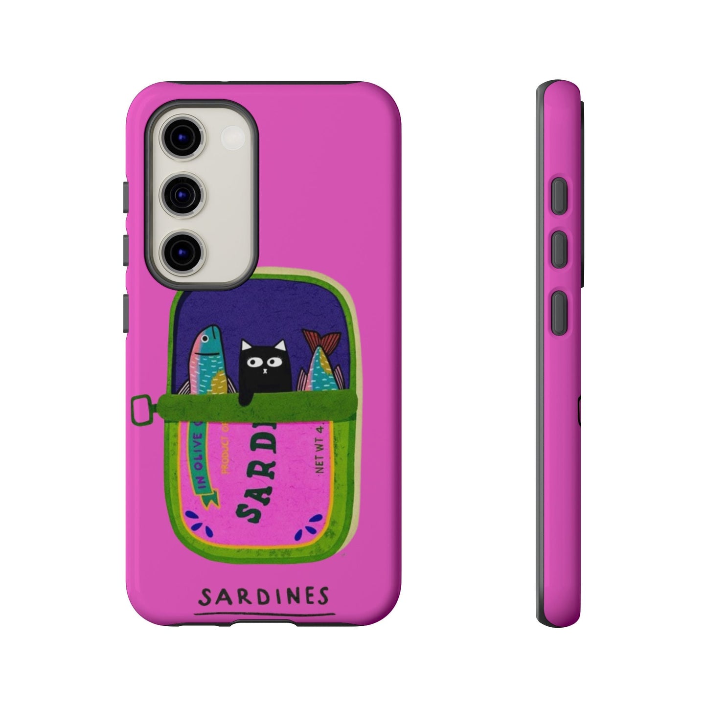 Playful Cat Sardine Phone Case - SmartHomeGoodies