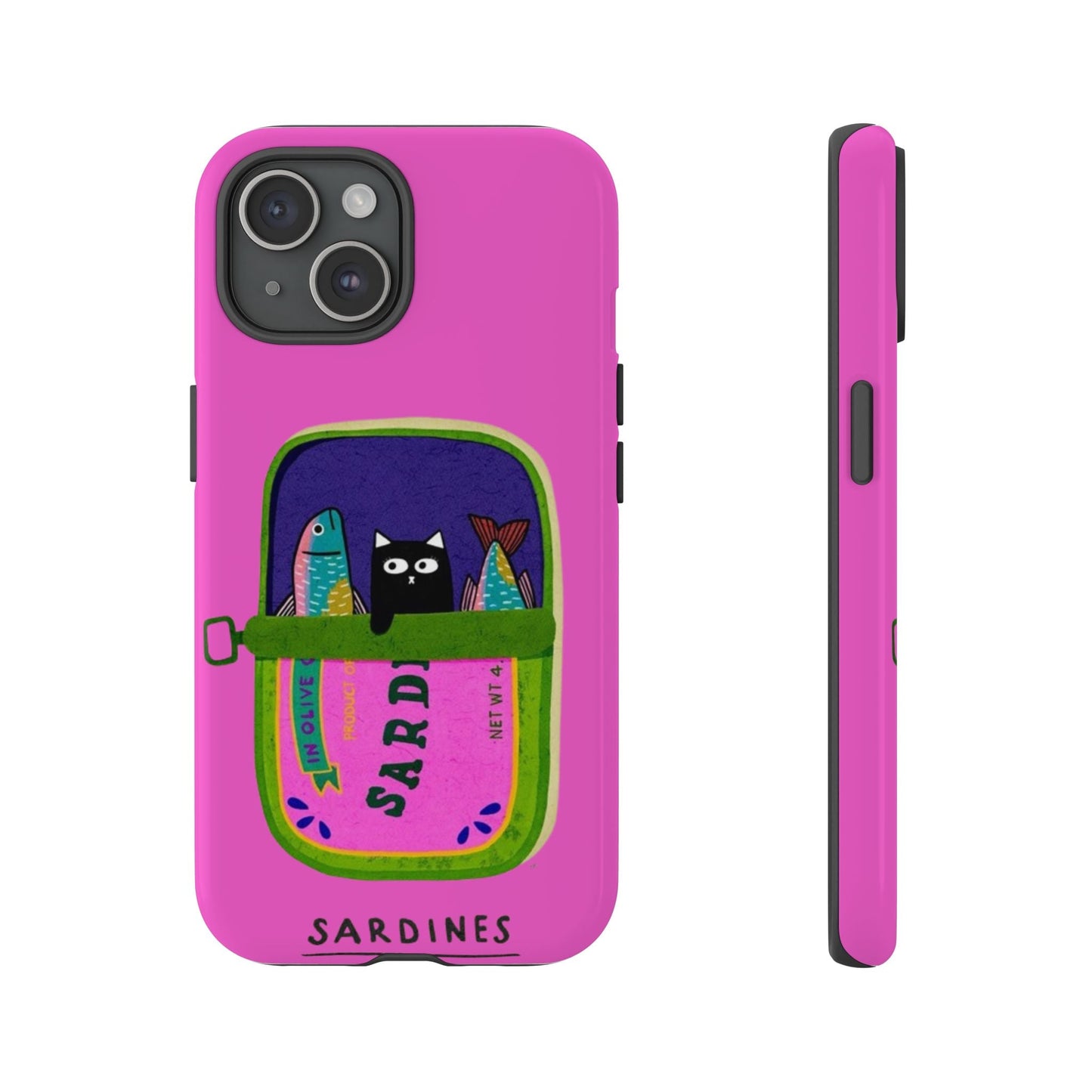Playful Cat Sardine Phone Case - SmartHomeGoodies