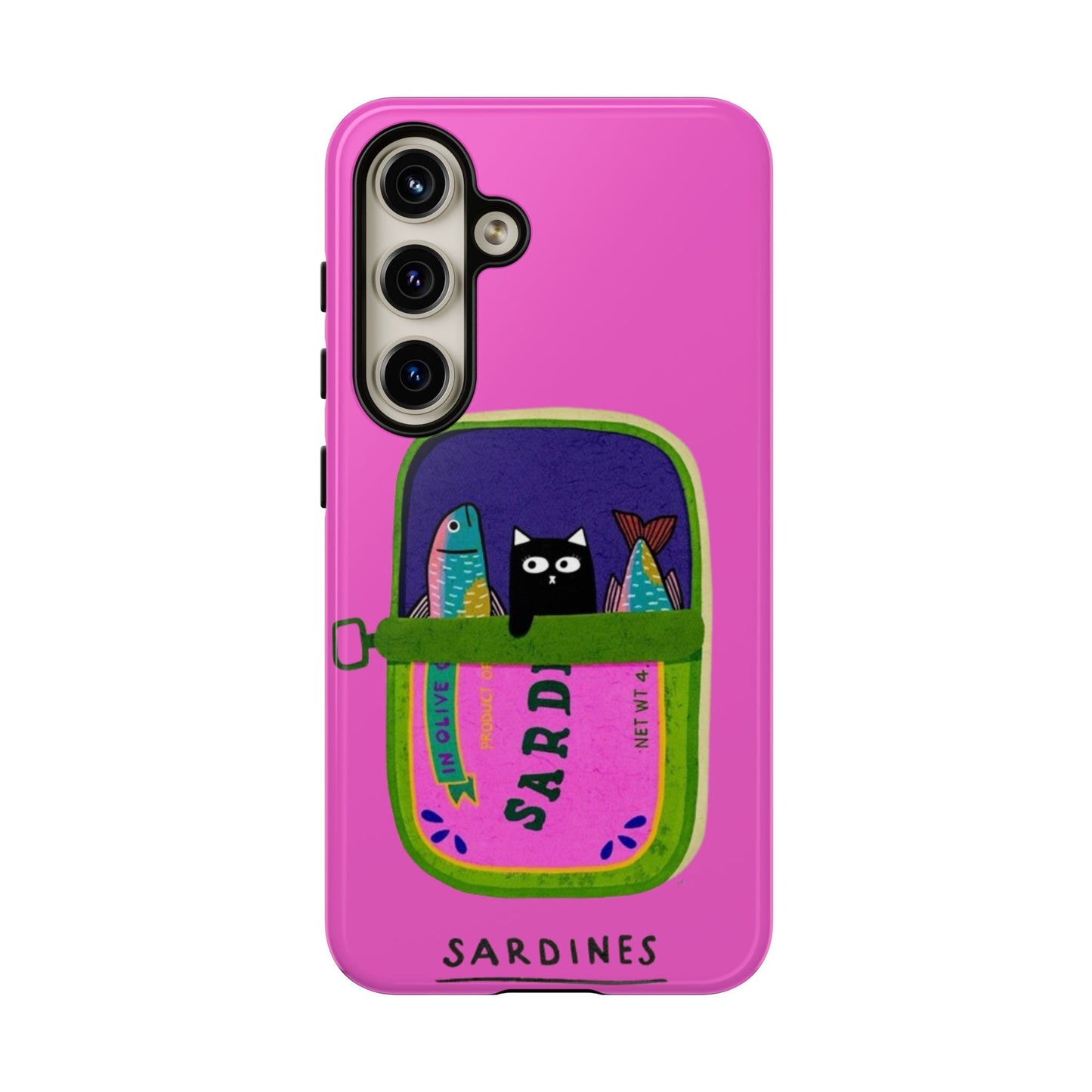 Playful Cat Sardine Phone Case - SmartHomeGoodies