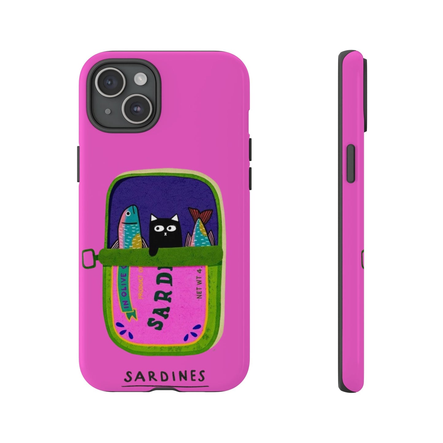 Playful Cat Sardine Phone Case - SmartHomeGoodies