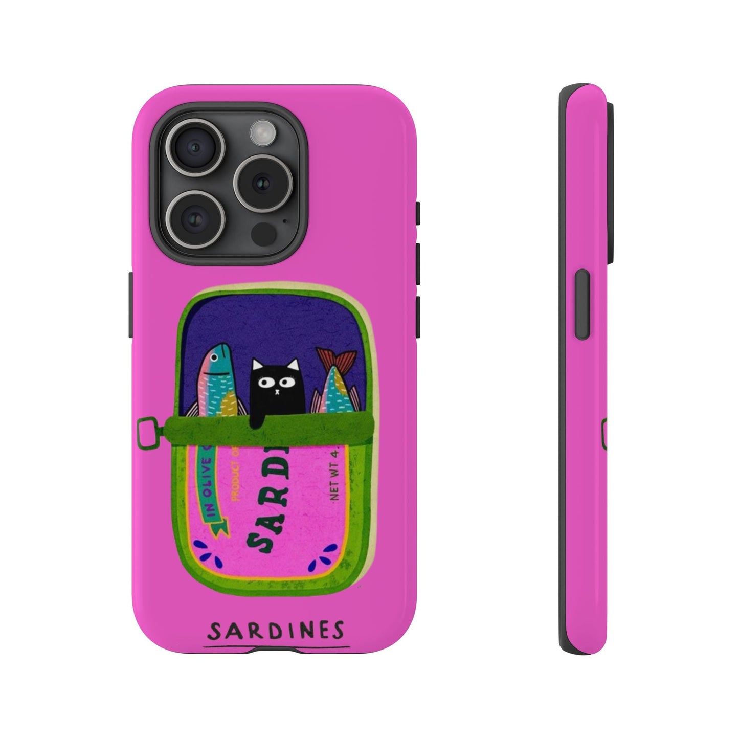 Playful Cat Sardine Phone Case - SmartHomeGoodies