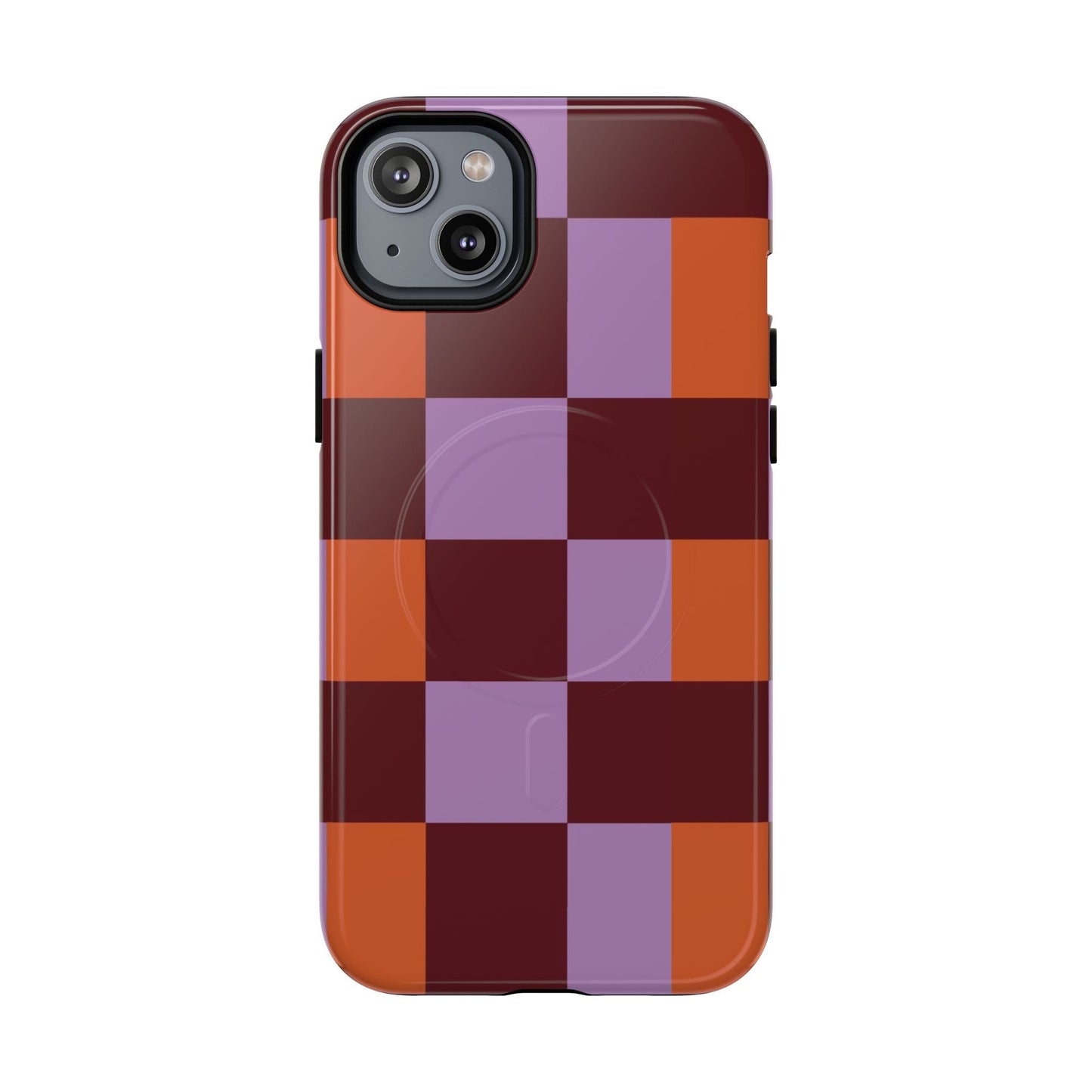 Plum Patchwork MagSafe Phone Case - SmartHomeGoodies