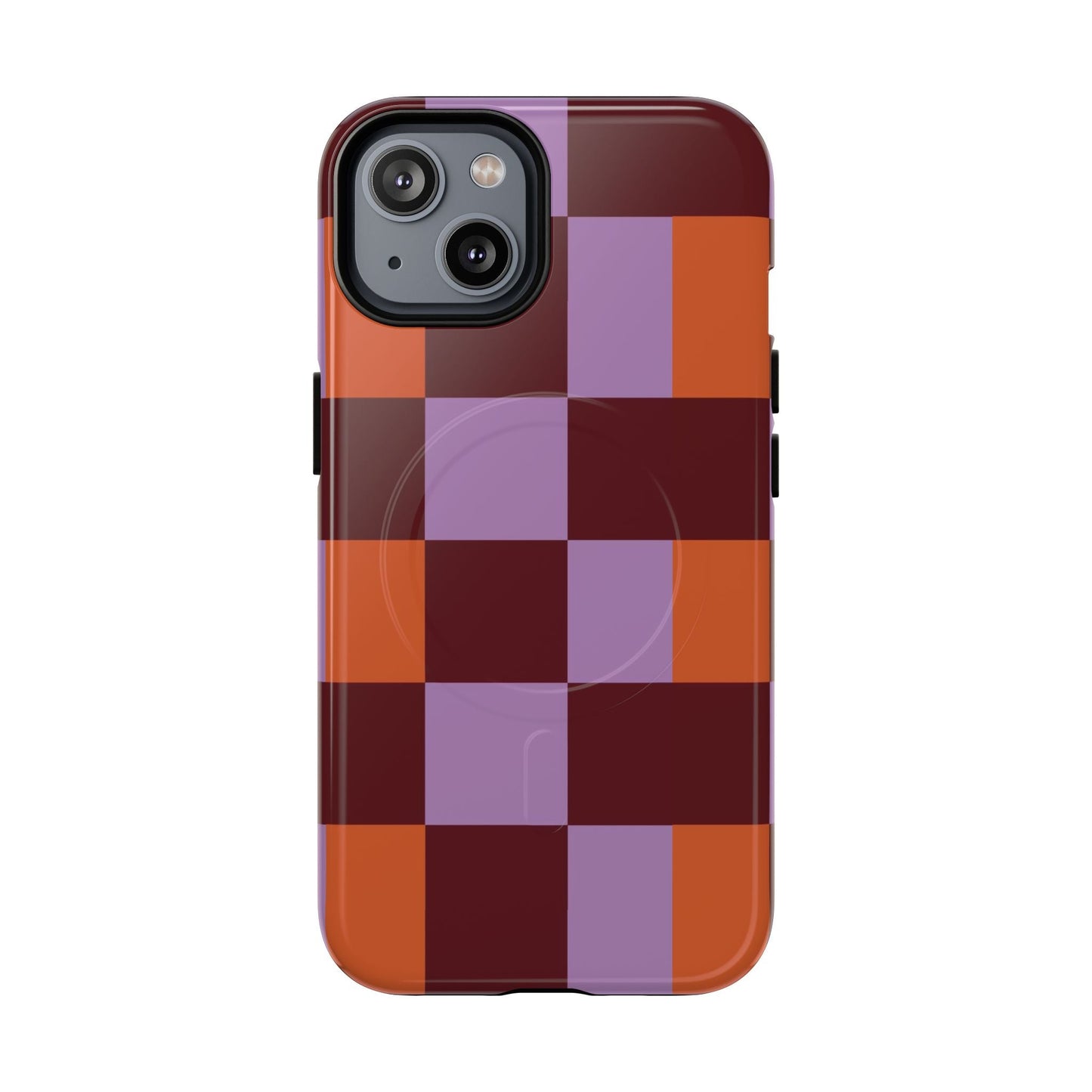 Plum Patchwork MagSafe Phone Case - SmartHomeGoodies