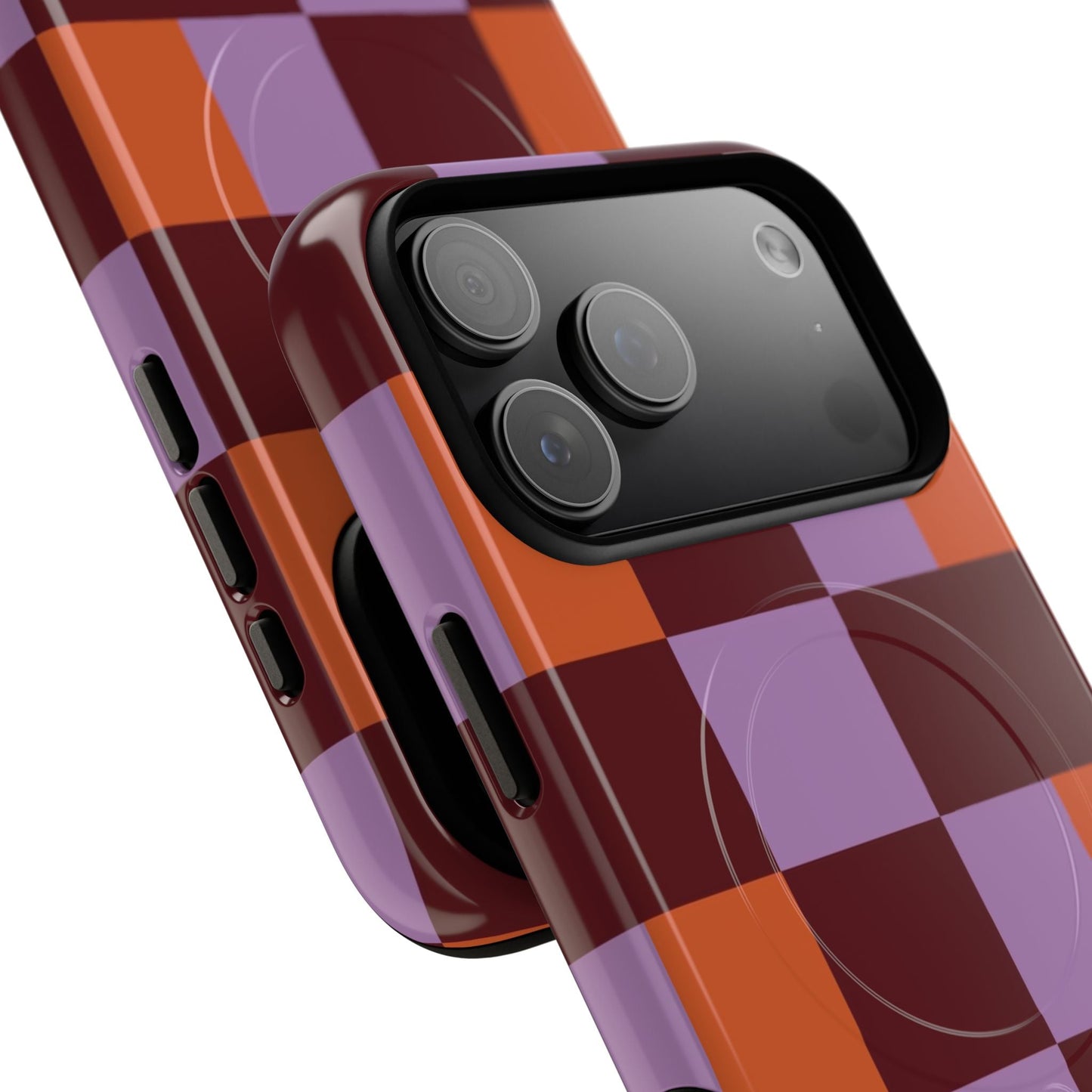 Plum Patchwork MagSafe Phone Case - SmartHomeGoodies