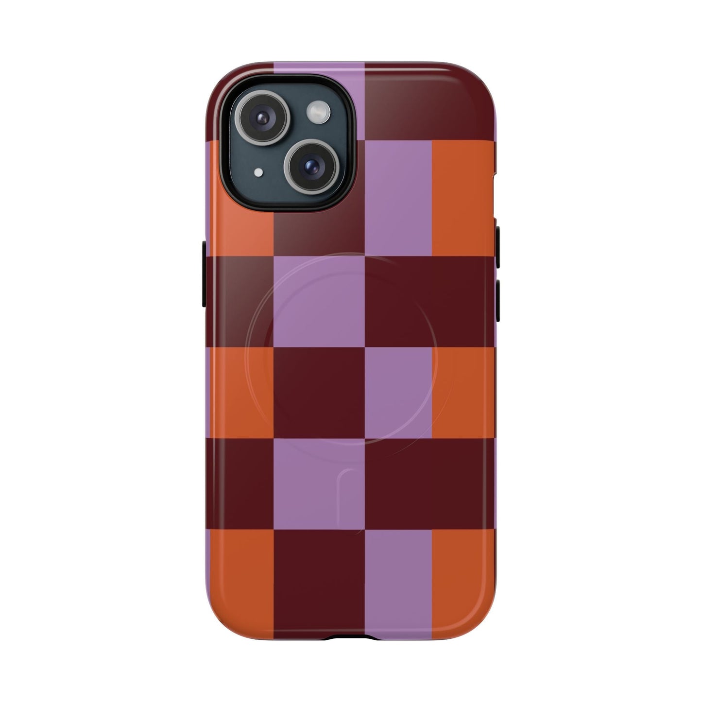 Plum Patchwork MagSafe Phone Case - SmartHomeGoodies