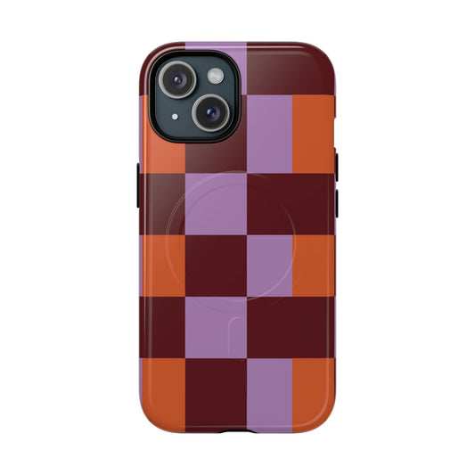 Plum Patchwork MagSafe Phone Case - SmartHomeGoodies