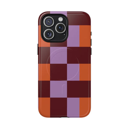 Plum Patchwork MagSafe Phone Case - SmartHomeGoodies