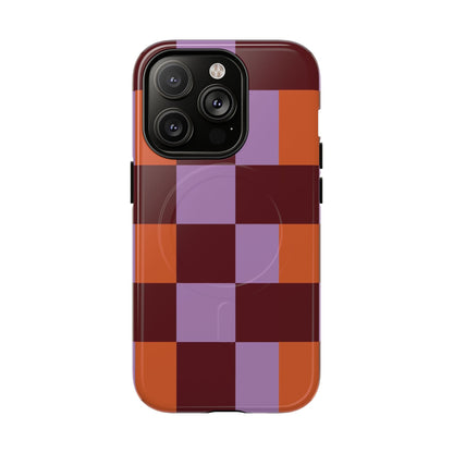 Plum Patchwork MagSafe Phone Case - SmartHomeGoodies