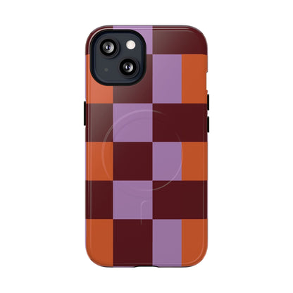 Plum Patchwork MagSafe Phone Case - SmartHomeGoodies